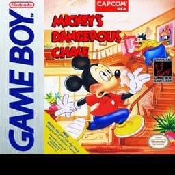 Mickey’s Dangerous Chase ROM box art