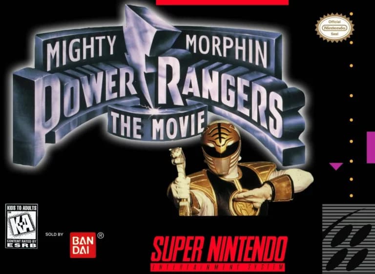 Mighty Morphin Power Rangers: The Movie ROM box art