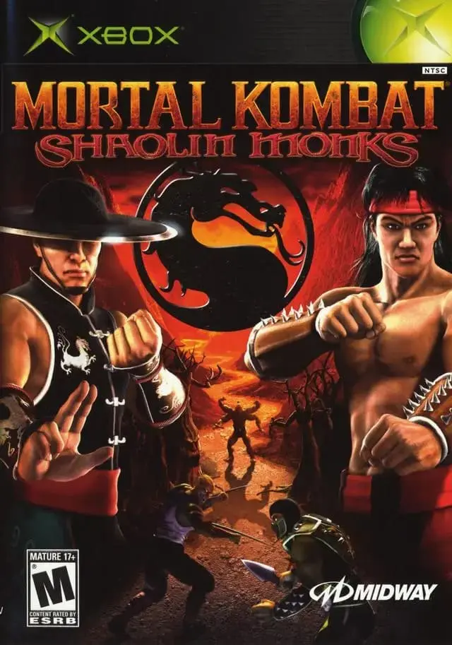 Mortal Kombat Shaolin Monks ROM box art