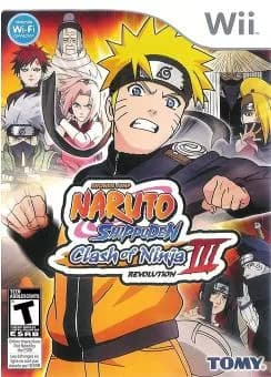 Naruto Shippuden: Clash of Ninja Revolution III ROM box art