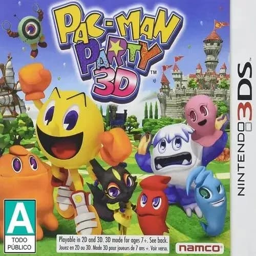 Pac-Man Party 3D ROM box art