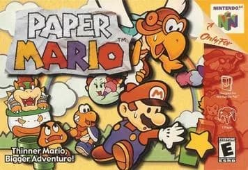 Paper Mario (v2) ROM box art