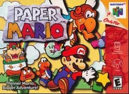 Paper Mario ROM box art