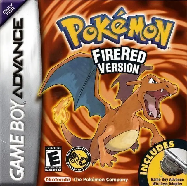 Pokemon Fire Red ROM box art