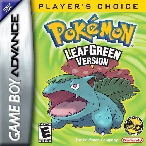 Pokémon LeafGreen Version ROM box art