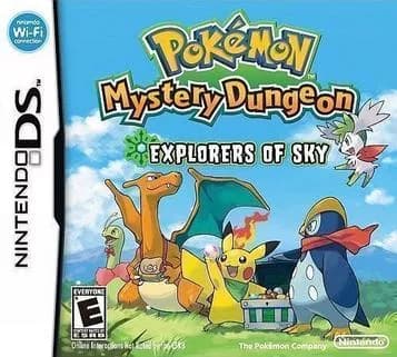 Pokemon Mystery Dungeon – Explorers Of Sky (US) ROM box art