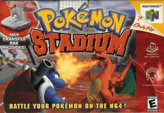 Pokemon Stadium ROM box art