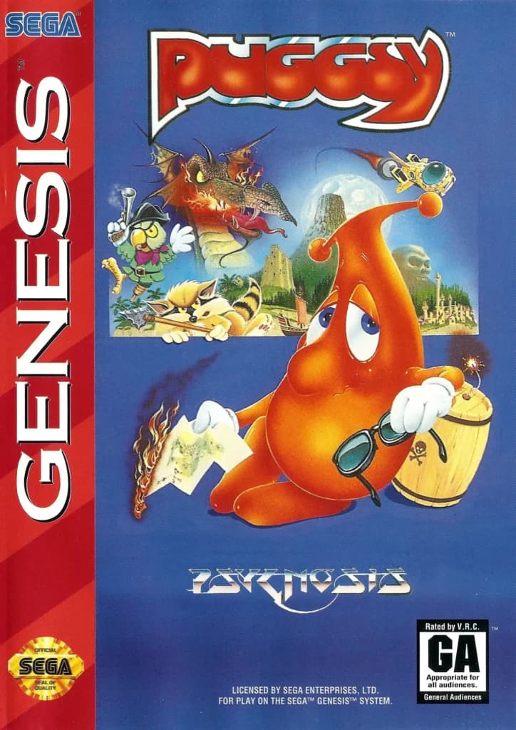 Puggsy ROM box art