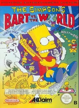 Simpsons, The: Bart vs. The World ROM box art