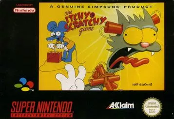 Simpsons, The – Itchy & Scratchy ROM box art