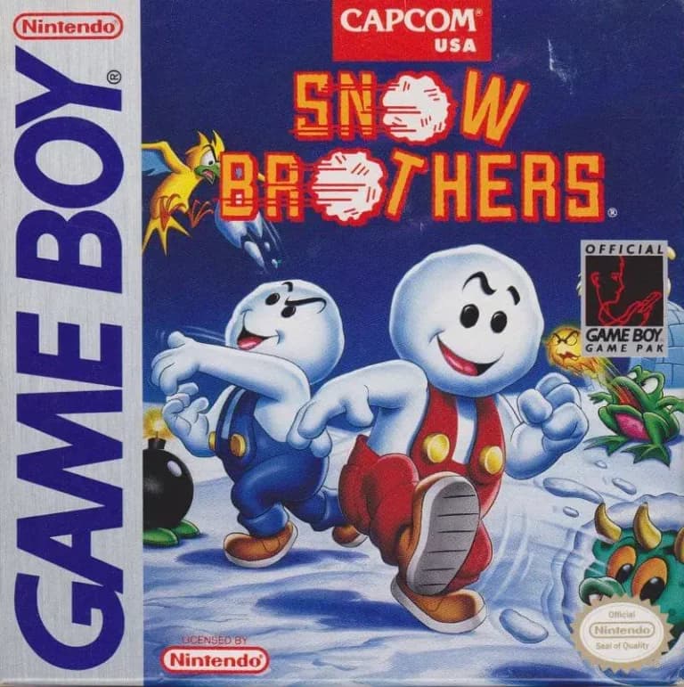 Snow Brothers ROM box art