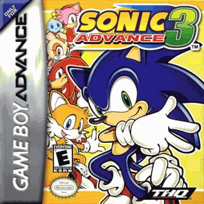 Sonic Advance 3 ROM box art
