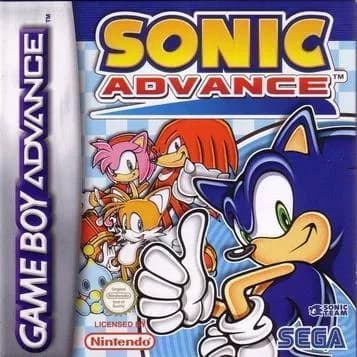 Sonic Advance (Lightforce) ROM box art