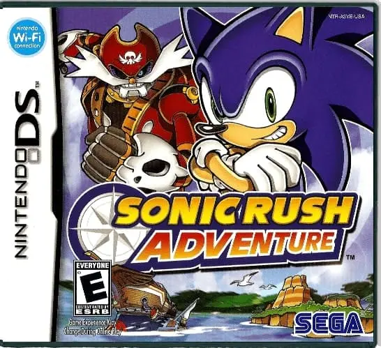Sonic Rush Adventure ROM box art