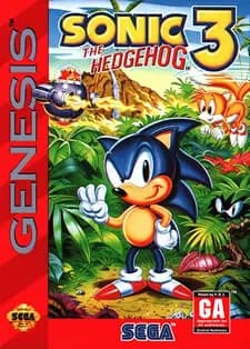Sonic the Hedgehog 3 ROM box art