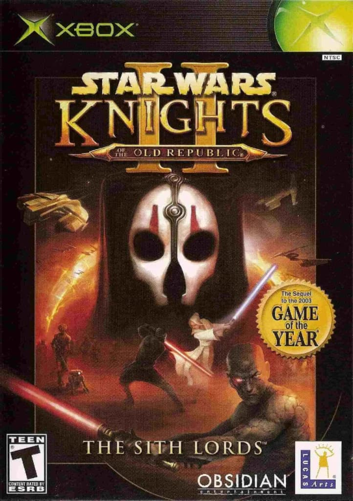 Star Wars Knights of the Old Republic II: The Sith Lords ROM box art