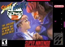 Street Fighter Alpha 2 ROM box art