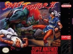 Street Fighter II ROM box art