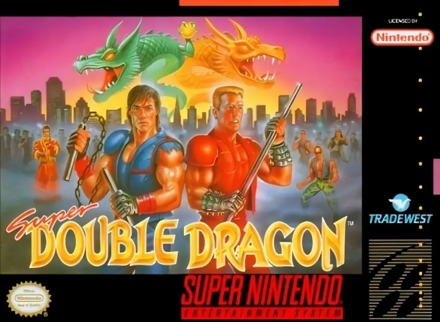 Super Double Dragon ROM box art