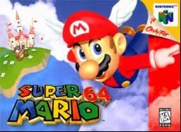 Super Mario 64 ROM box art
