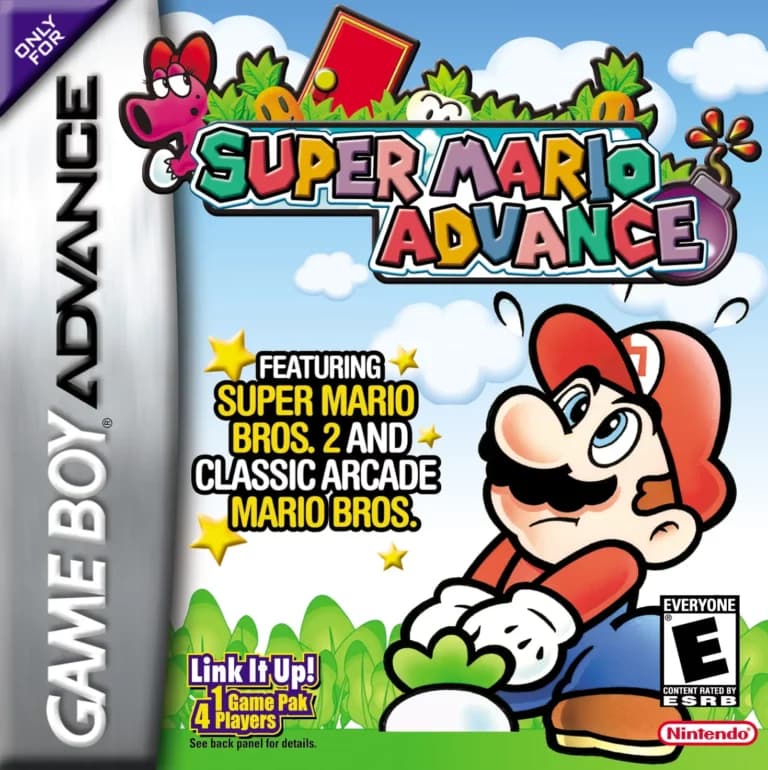 Super Mario Advance ROM box art