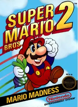 Super Mario Bros. 2 ROM box art