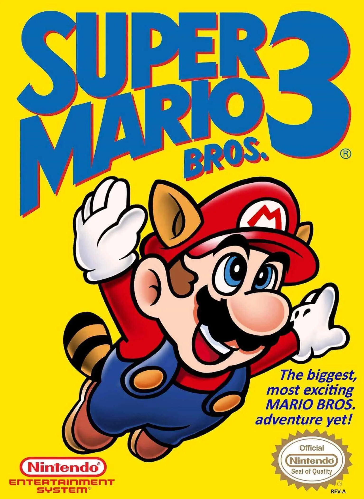 Super Mario Bros. 3 ROM box art