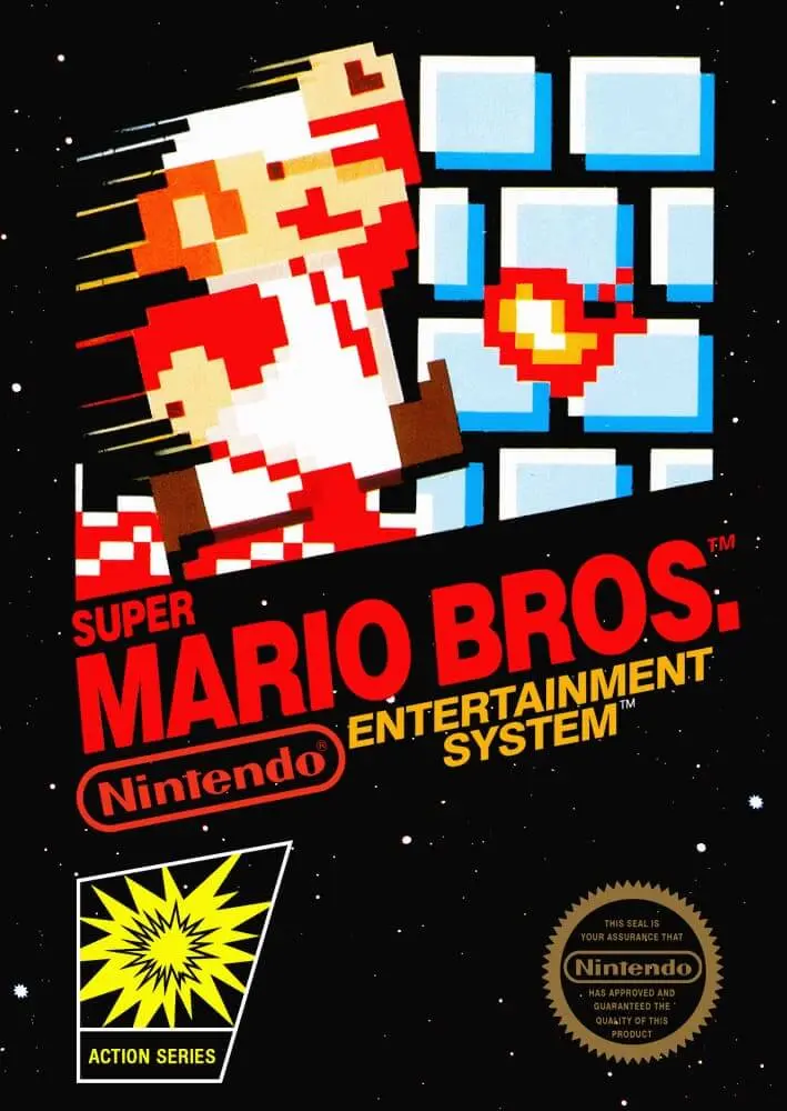 Super Mario Bros. ROM box art
