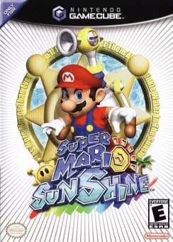Super Mario Sunshine ROM box art