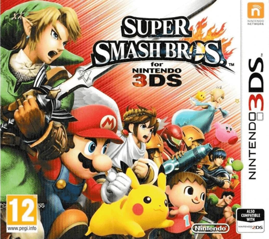 Super Smash Bros ROM box art