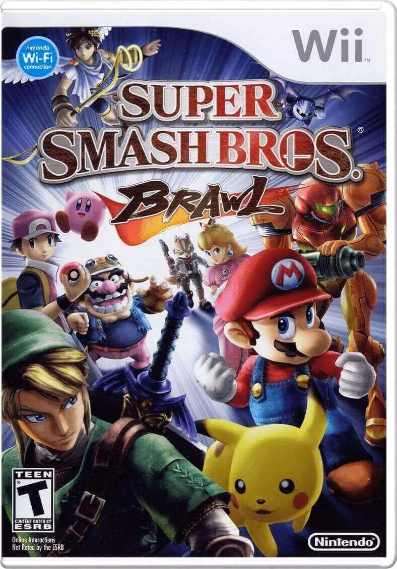 Super Smash Bros. Brawl ROM box art
