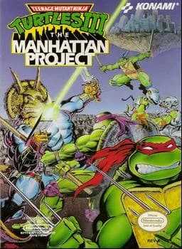 Teenage Mutant Ninja Turtles III: The Manhattan Project ROM box art