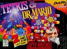 Tetris & Dr. Mario ROM box art