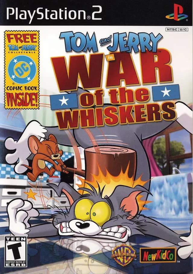 Tom and Jerry in War of the Whiskers ROM box art