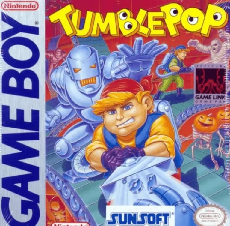 Tumble Pop ROM box art