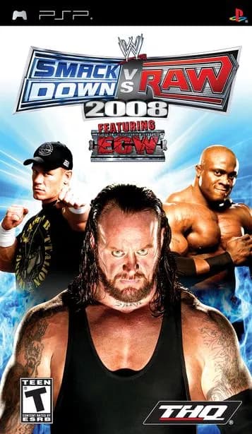 WWE SmackDown Vs. RAW 2008 Featuring ECW ROM box art