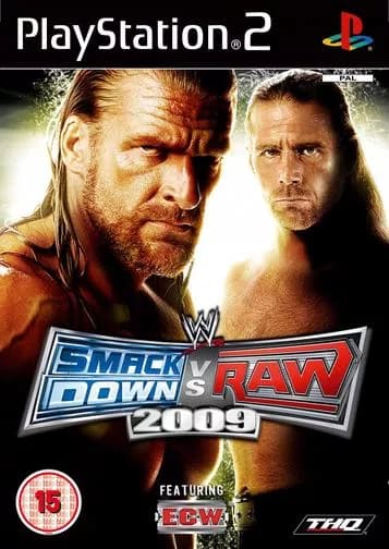 WWE SmackDown Vs. RAW 2009 Featuring ECW ROM box art