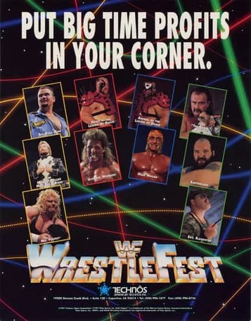 WWF WrestleFest ROM box art
