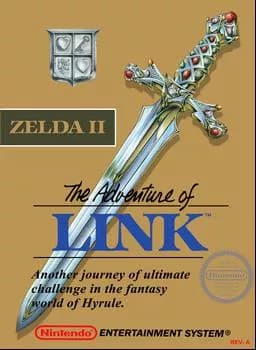 Zelda II: The Adventure of Link ROM box art